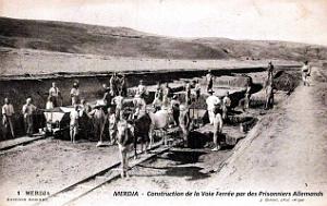 2882- Merdja - Construction de la Voie Ferree